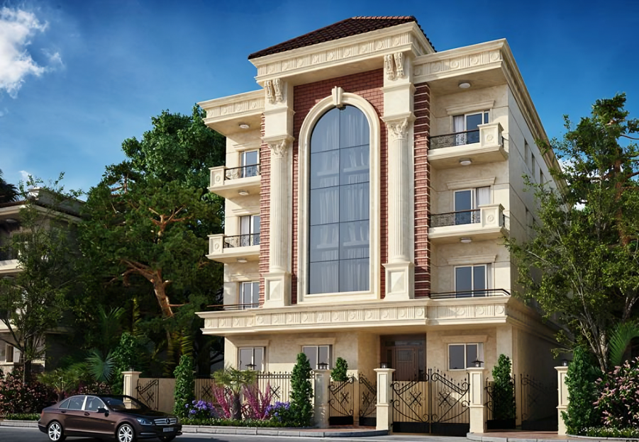 عمارة سكنية – كوم أمبو الشارع الجديد